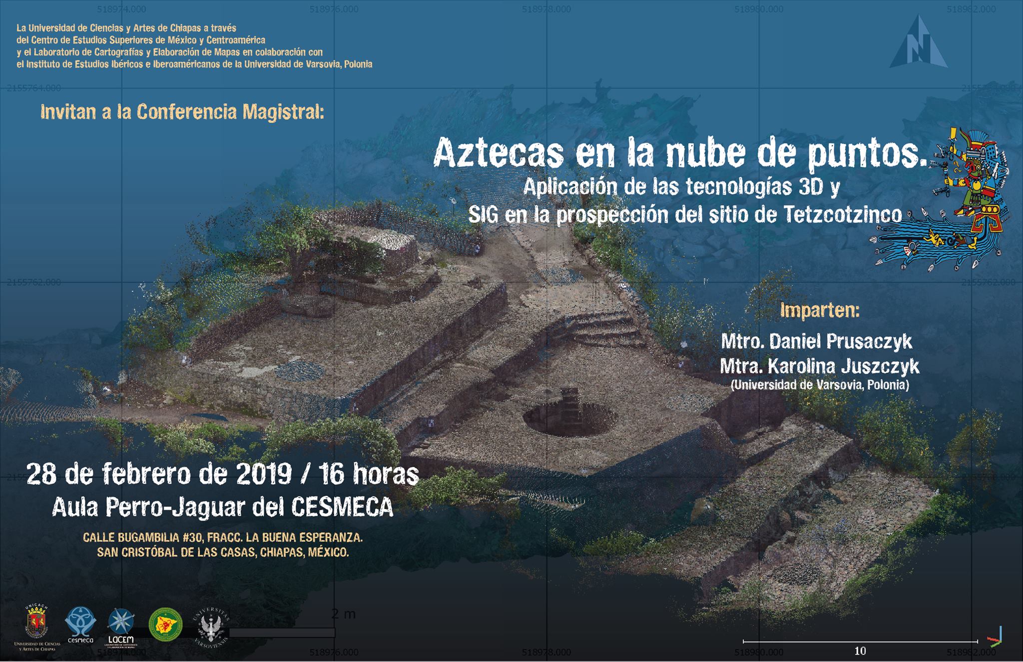 Aztecas en la nube de puntos