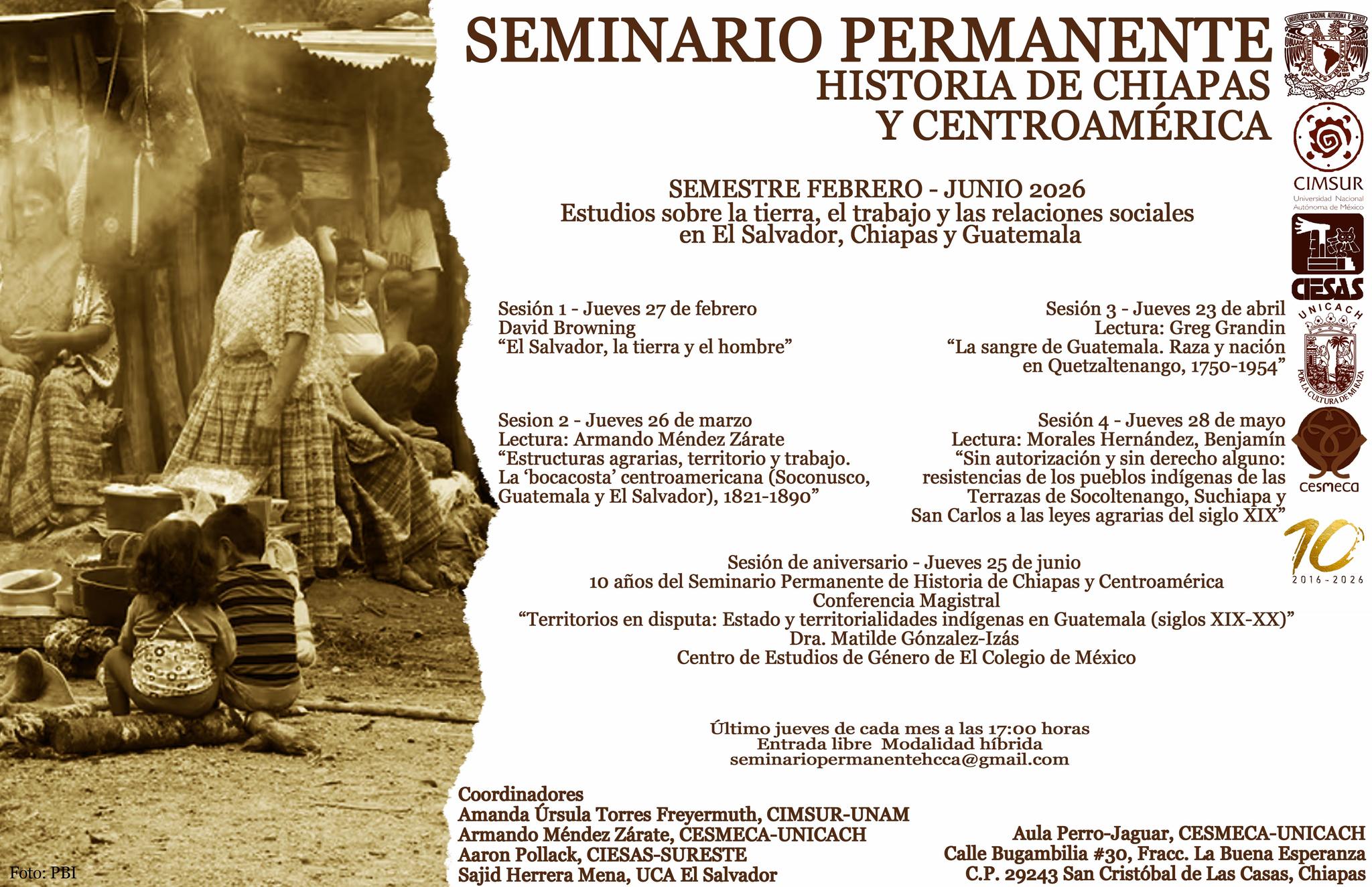 Agenda seminario