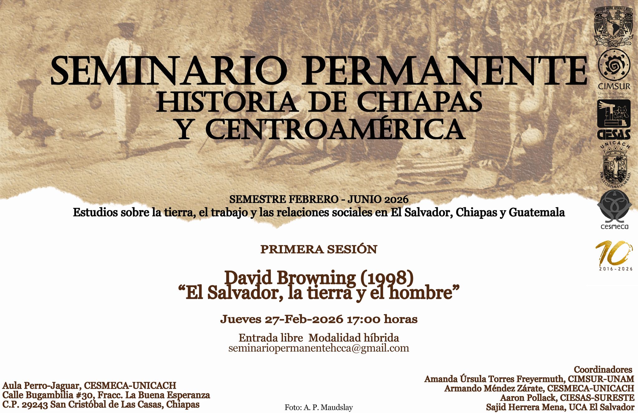 Agenda seminario